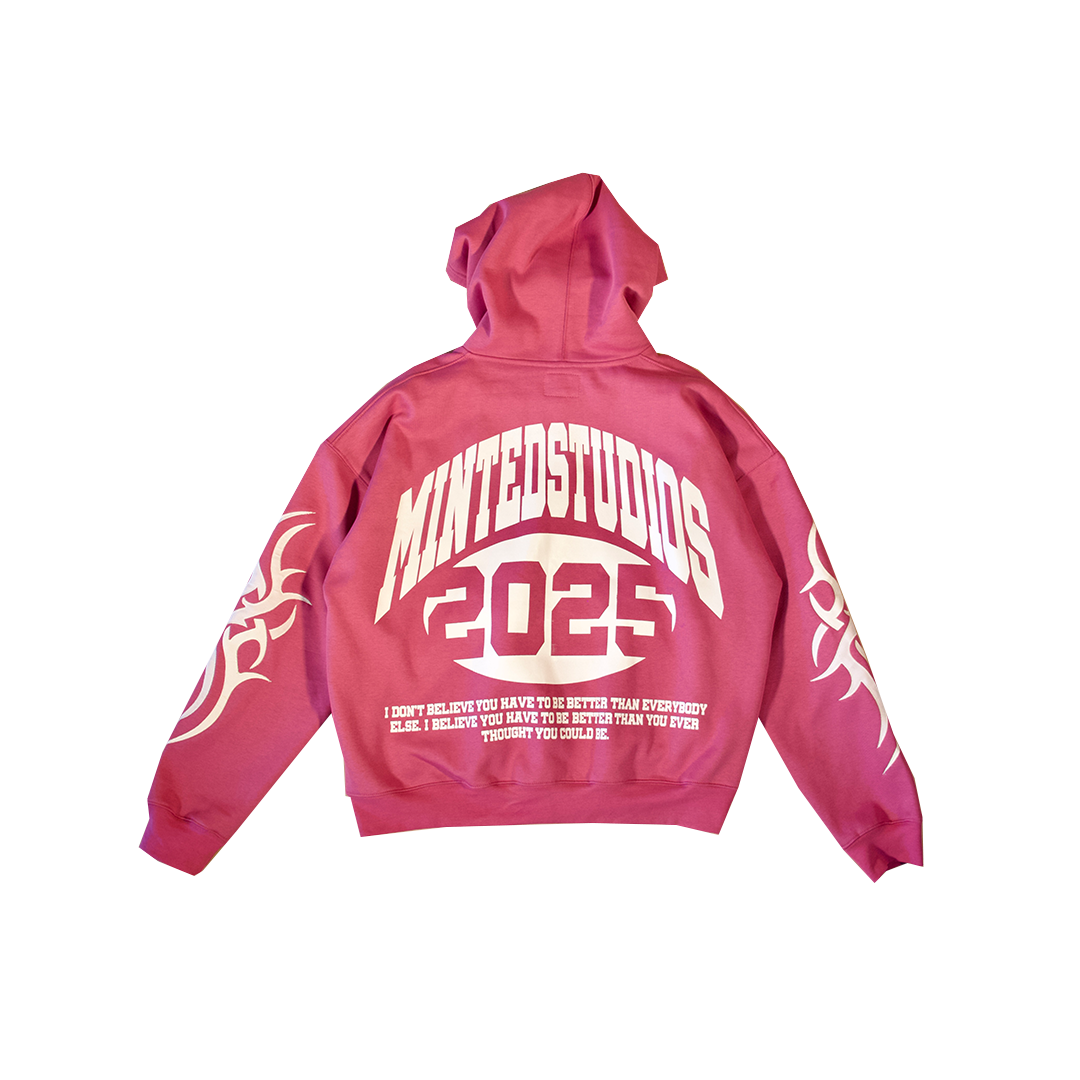 TATTOO HOODIE PINK